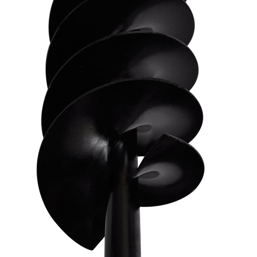 Grondboor met handvat en schroefkop (dubbele schroef) 120 mm (zwart) 120 mm