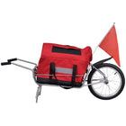 Fietstrailers 1 wiel 40kg met opbergtas