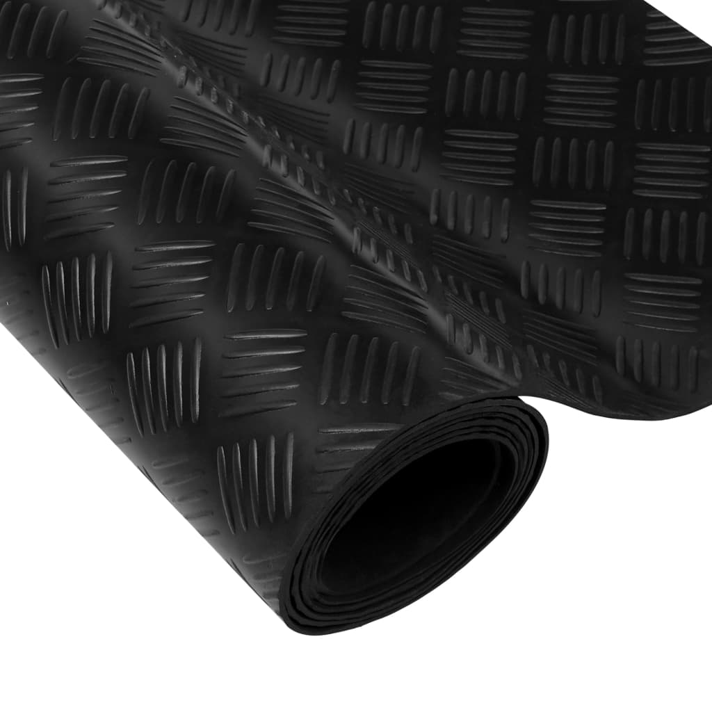 Rubberen Anti-Slip Vloermat 5Xm 1 x 5 m Traanplaat