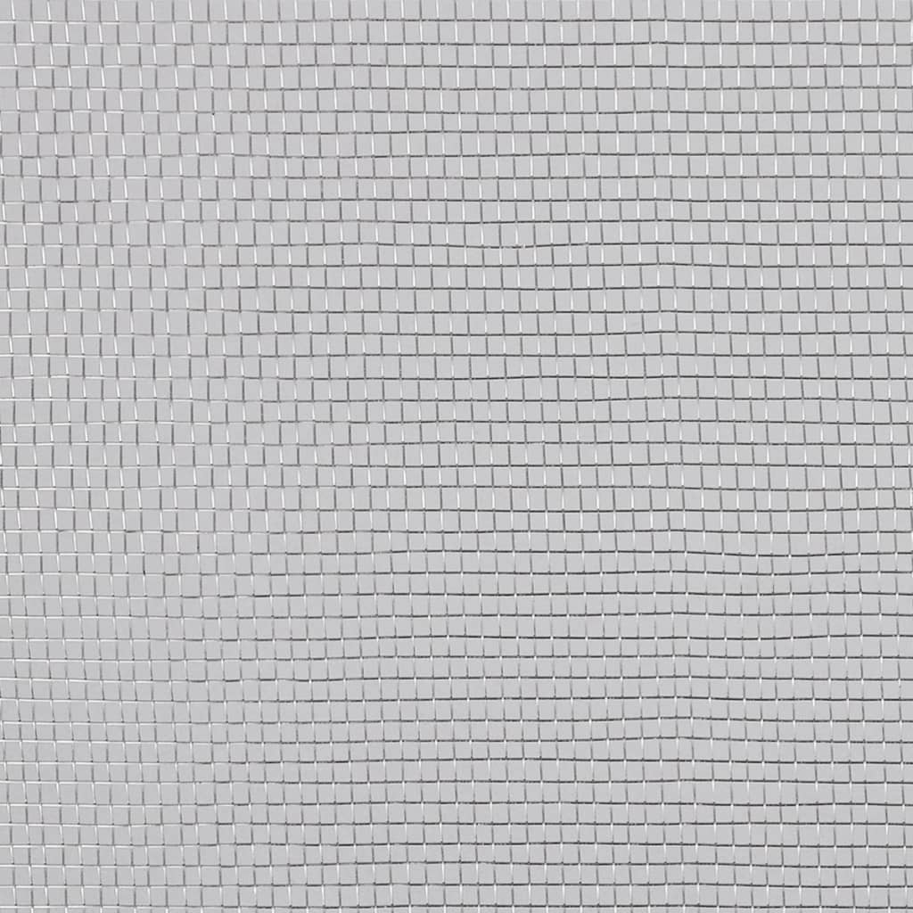 Gaas 100x1000 cm aluminium zilverkleurig 100 x 1000 cm
