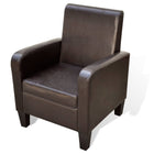 Fauteuil Kunstleer Bruin