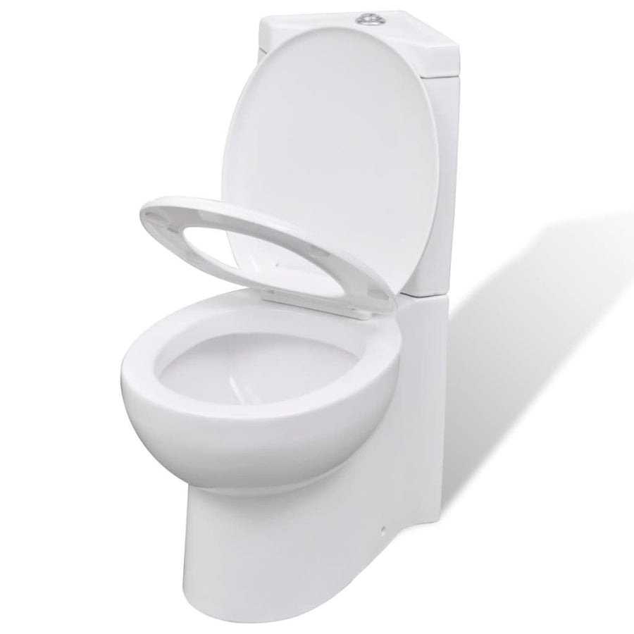 Toilet Hoekmodel Keramisch Wit