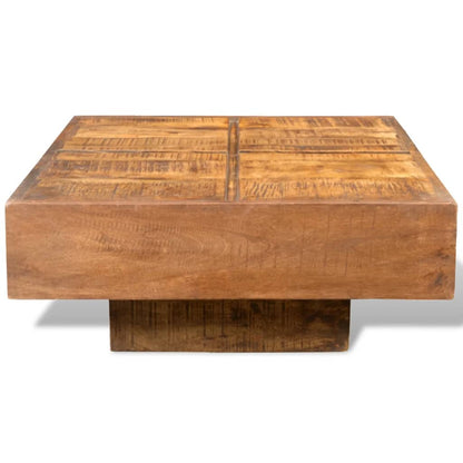 Salontafel Vierkant Bruin 68 x 68 x 30 cm massief mangohout