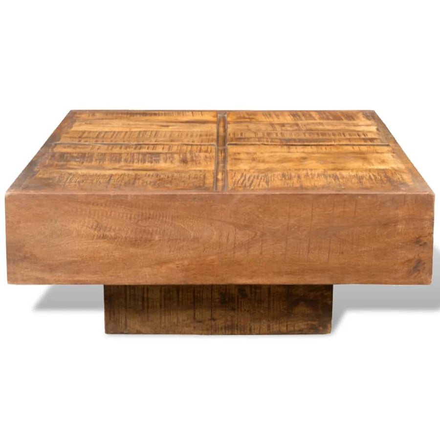 Salontafel Vierkant Bruin 68 x 68 x 30 cm massief mangohout