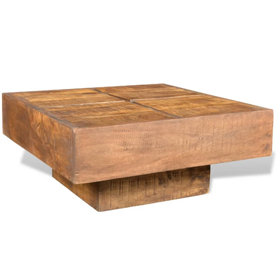 Salontafel Vierkant Bruin 68 x 68 x 30 cm massief mangohout