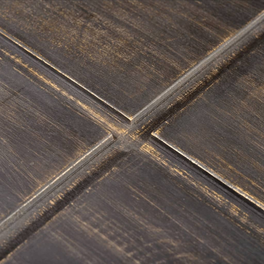 Salontafel Vierkant Massief Mangohout Donkerbruin 68 x 68 x 30 cm Ruw mangohout