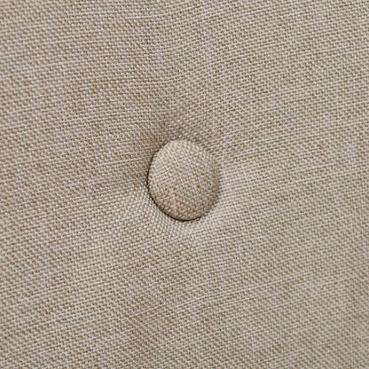 Eetkamerstoelen Stof En Massief Eikenhout 2 Beige