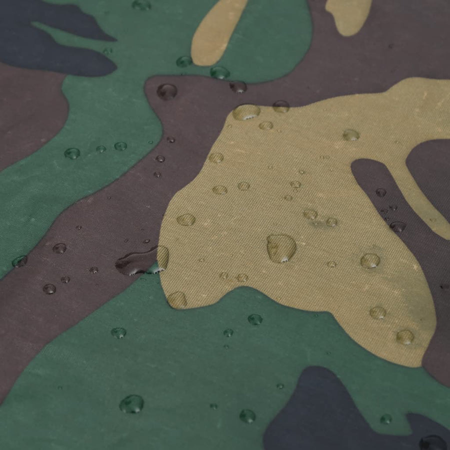 Regenpak 2-delig met capuchon (heren / camouflage / maat XL)