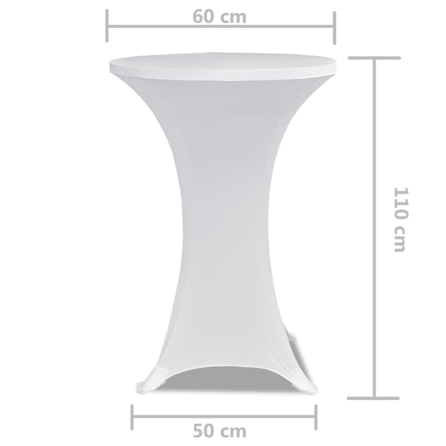 Statafelhoes Stretch Ø60Cm ( Stuks) 2 60 cm Wit