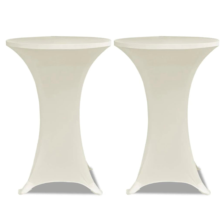 Statafelhoes Stretch Ø80Cm ( Stuks) 2 80 cm Crème