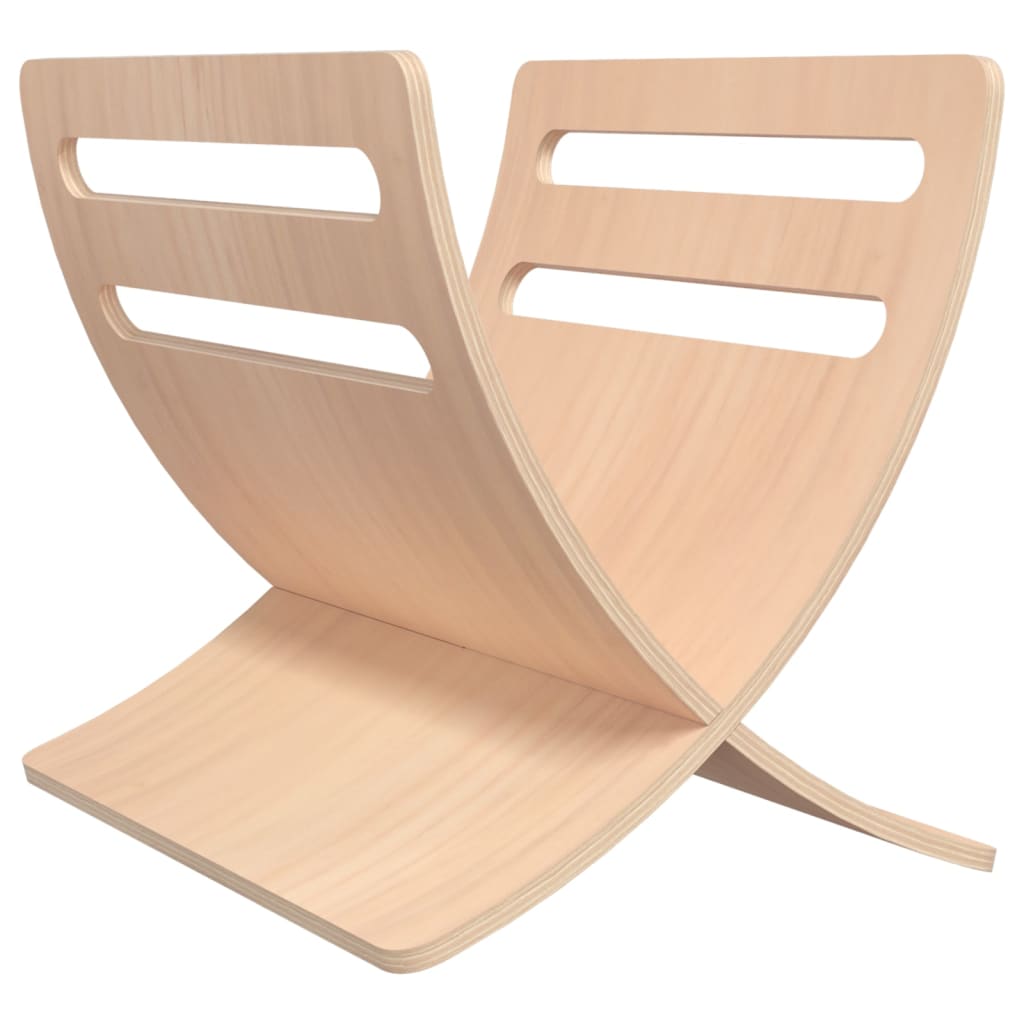 Tijdschriftenrek Vloermodel Hout Naturel Beige