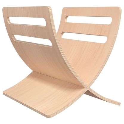 Tijdschriftenrek Vloermodel Hout Naturel Beige