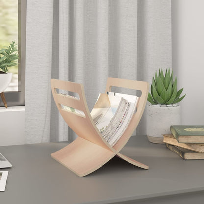 Tijdschriftenrek Vloermodel Hout Naturel Beige