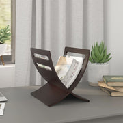 Tijdschriftenrek vloermodel 29,5x29,5x26,5 cm populiermultiplex bruin