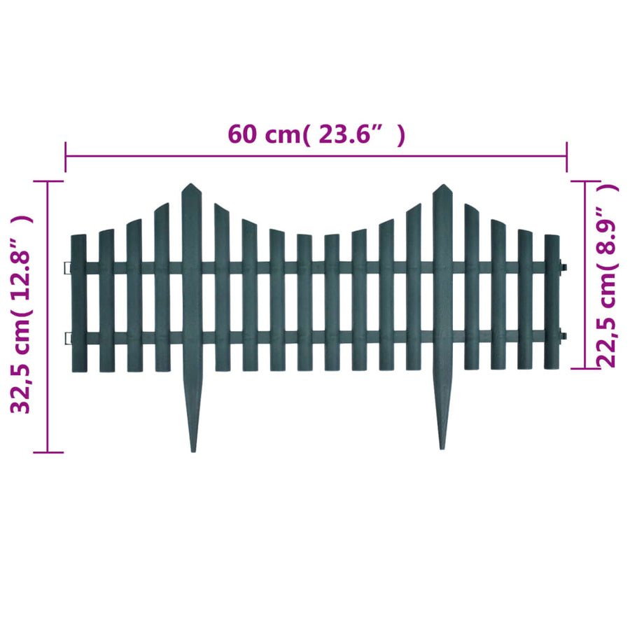 Gazonranden 17 st 10 m groen Groen