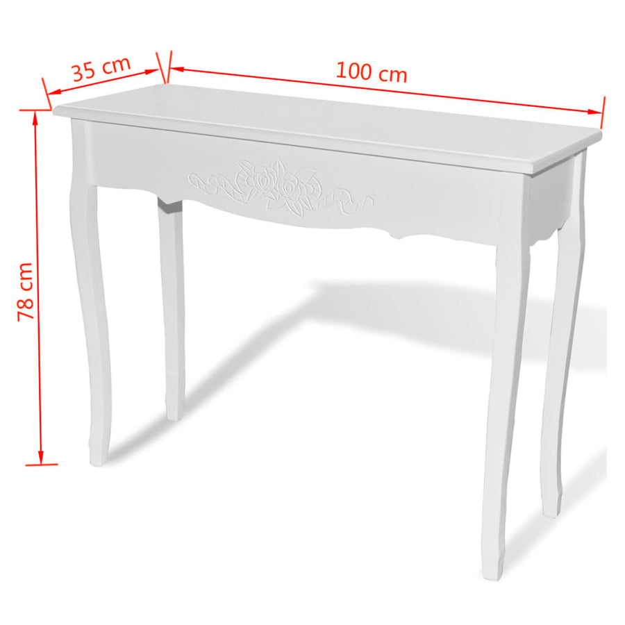 Bijzettafel Wit