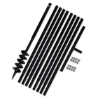 Auger 100 mm with 9 m extension Steel