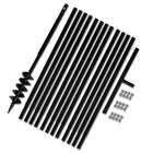 Earth auger 100 mm with 13 m extension Steel