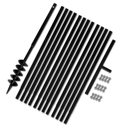 Grondboor Met 13 M Verlengstuk Staal 100 mm met 13 m buis
