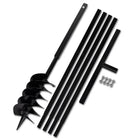 Earth auger with handle 150 mm and extensions 5 m steel