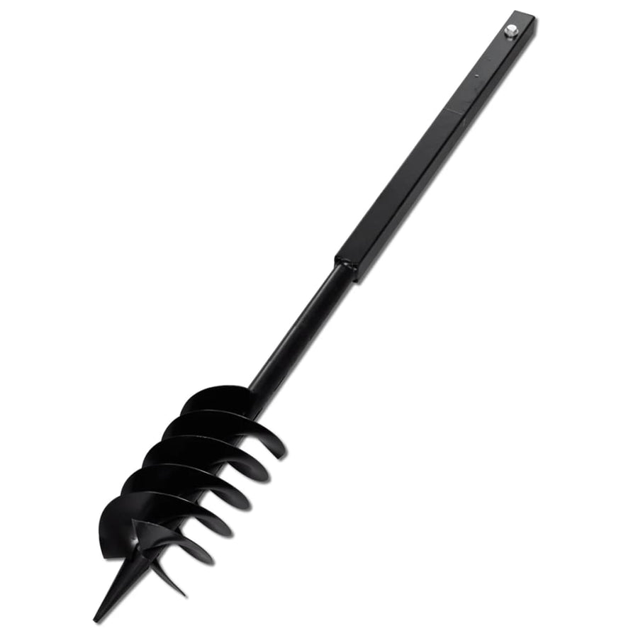 Grondboor met handvat 150 mm en verlengstukken 5 m staal 150 mm