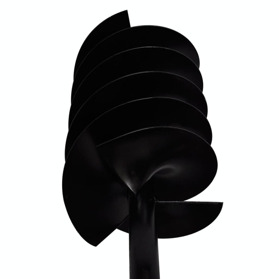 Grondboor met handvat 150 mm en verlengstukken 5 m staal 150 mm