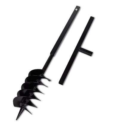 Grondboor met handvat 150 mm en verlengstukken 9 m (staal) 150 mm met 9 m buis