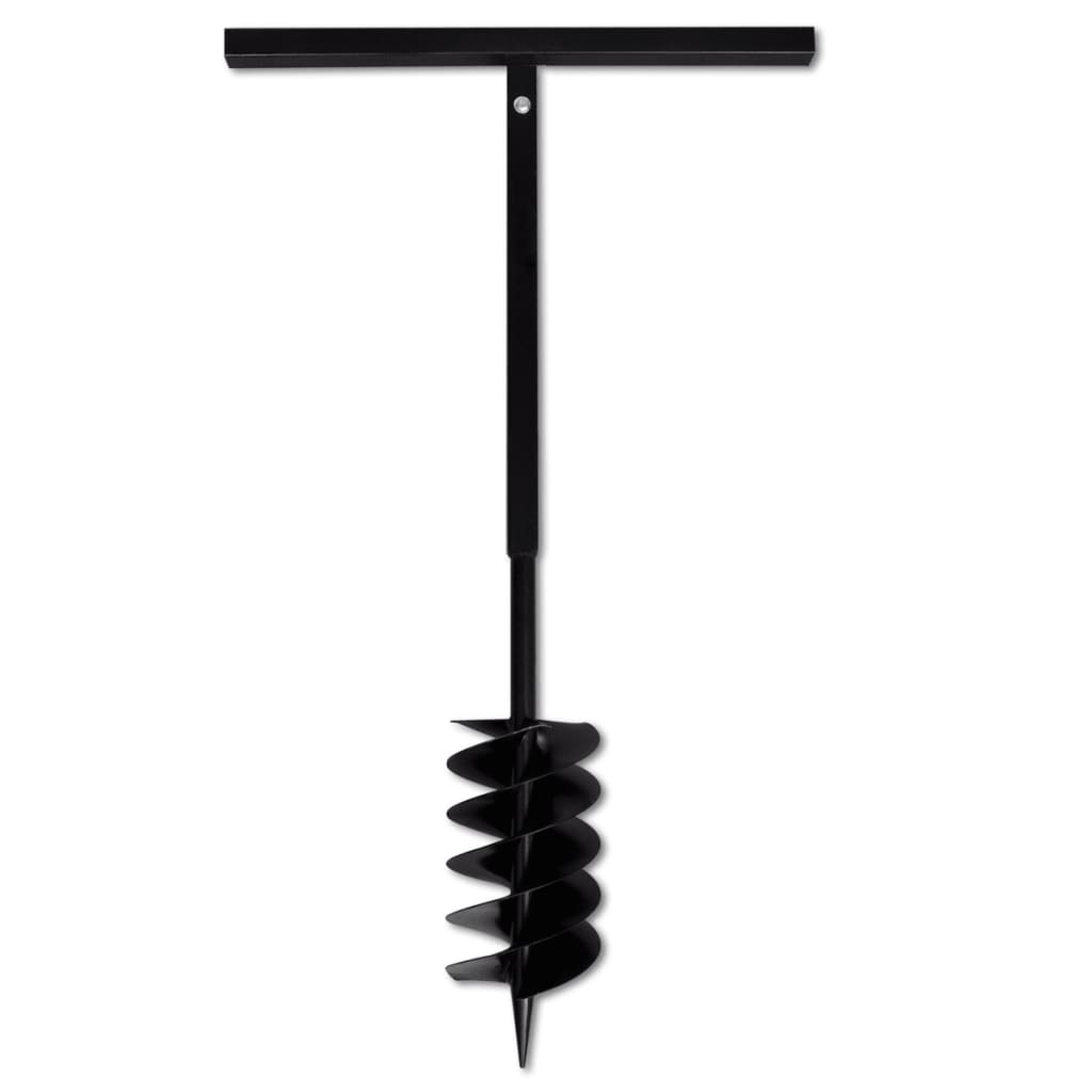 Grondboor met handvat 150 mm en verlengstukken 9 m (staal) 150 mm met 9 m buis