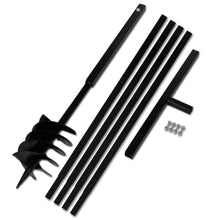 Grondboor met handvat 180 mm en verlengstukken 5 m (staal) 180 mm