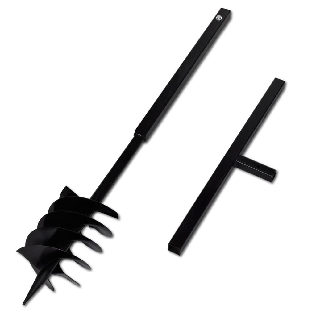 Grondboor met handvat 180 mm en verlengstukken 13 m (staal) 180 mm