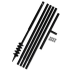 Earth auger 80 mm with 5 m extension Steel
