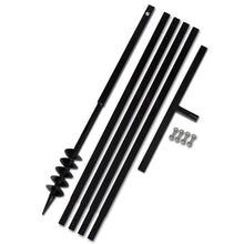 Grondboor 80 mm met 5 m verlengstuk Staal 80 mm