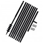 Auger 80mm with 9m extension Steel