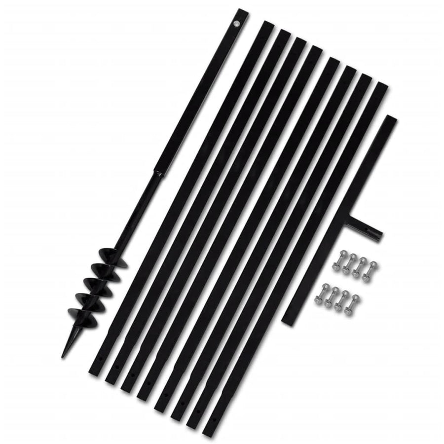 Grondboor 80mm met 9m verlengstuk Staal 80 mm met 9 m buis