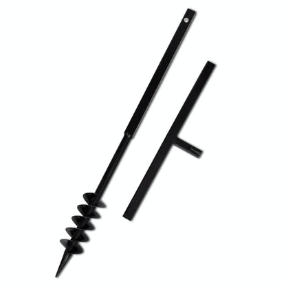 Grondboor 80mm met 9m verlengstuk Staal 80 mm met 9 m buis
