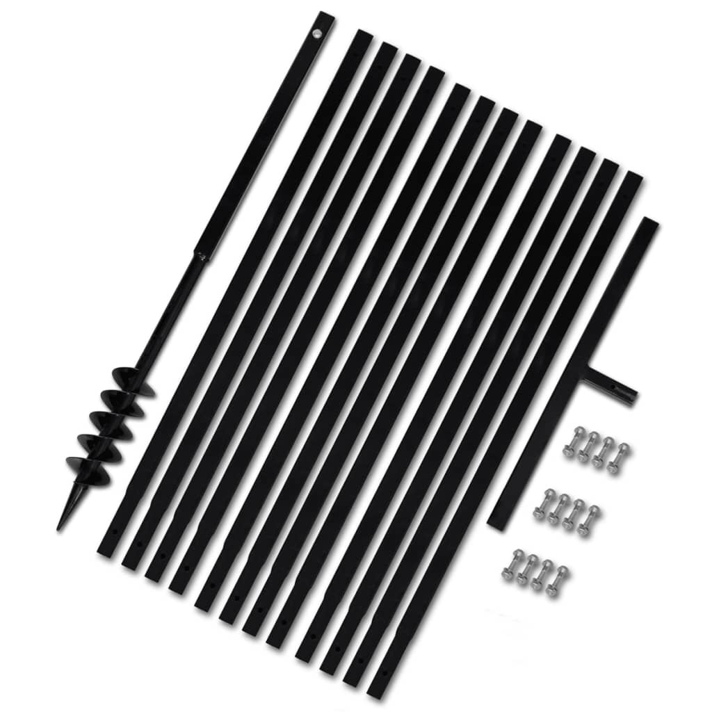 Grondboor 80 mm met 13 m verlengstuk Staal 80 mm met 13 m buis