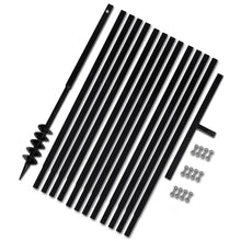 Grondboor 80 mm met 13 m verlengstuk Staal 80 mm met 13 m buis