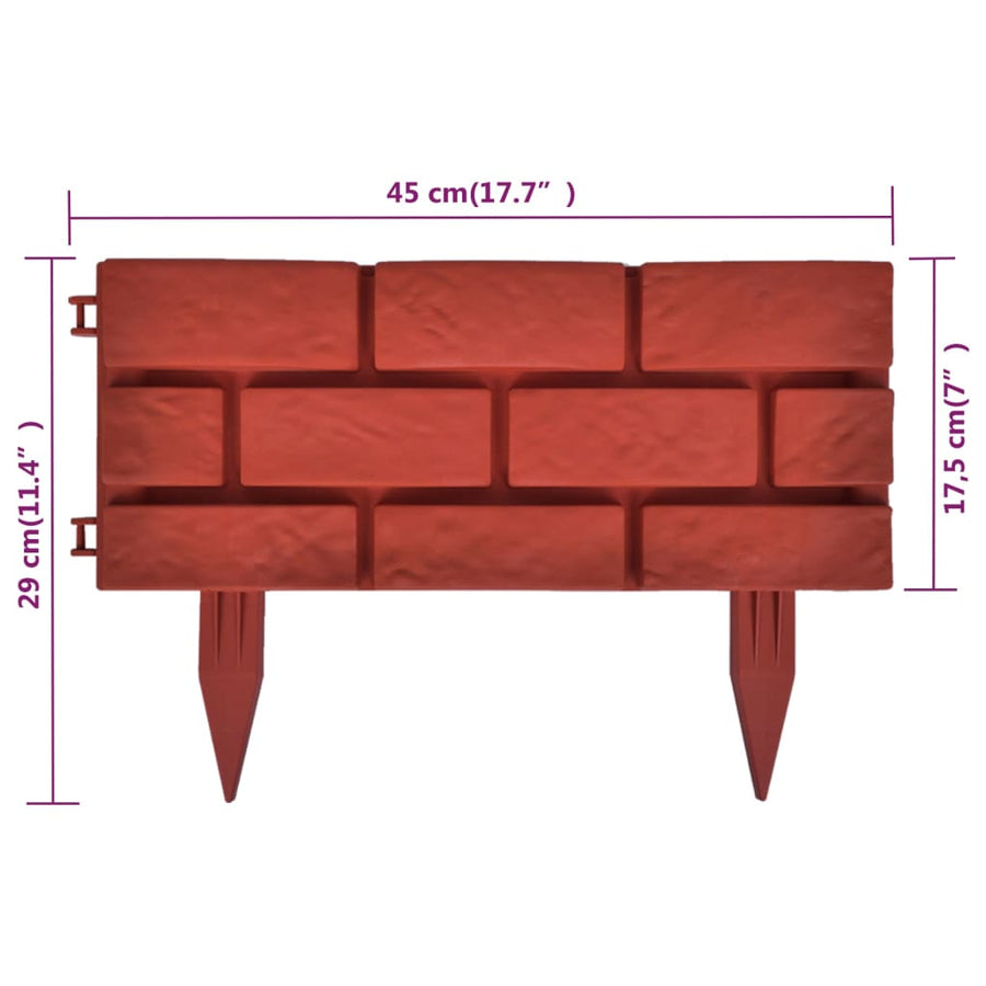 Tuinafscheiding Met Metselwerk-Ontwerp (11-Delig)