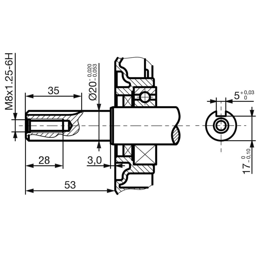 Benzinemotor 6,5 Pk 4,8 Kw Zwart