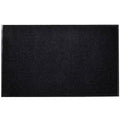 Deurmat 90x60 cm PVC zwart