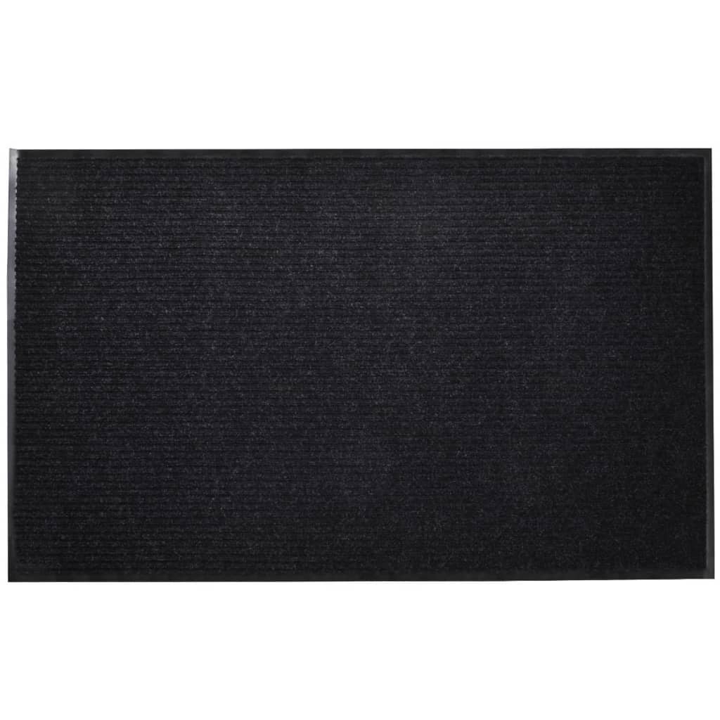Deurmat 90X60 Cm Pvc Zwart