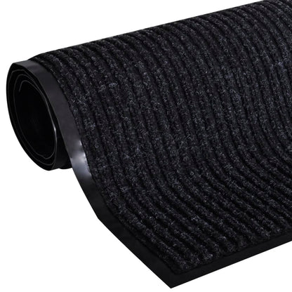 Deurmat 90X60 Cm Pvc Zwart
