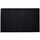 Deurmat 90x150 cm zwart PVC antislip