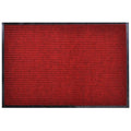 Deurmat 90x120 cm PVC rood