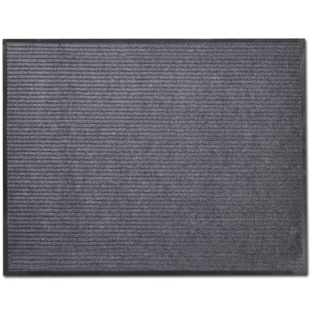 Deurmat Pvc 90 X 60 Cm (Grijs)