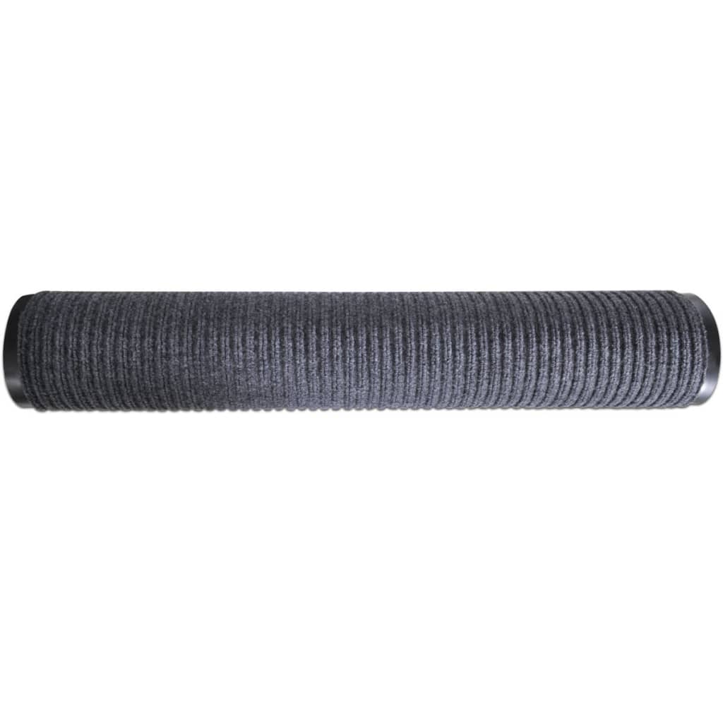 Deurmat Pvc 90 X 60 Cm (Grijs)