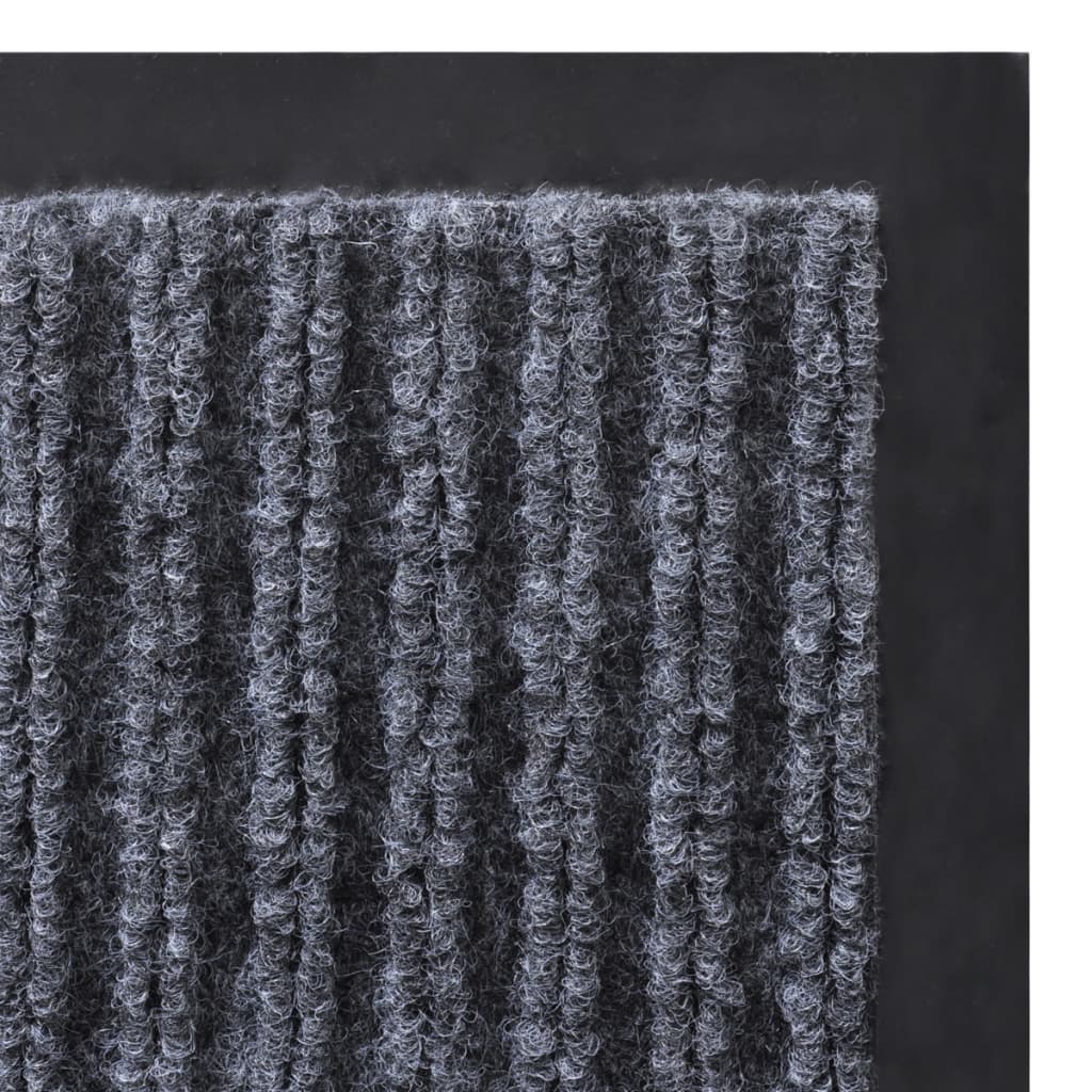 Deurmat Pvc 90 X 60 Cm (Grijs)