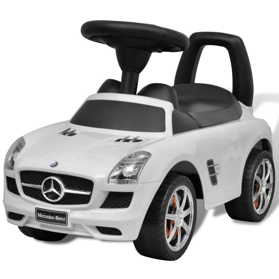 Loopauto Mercedes Benz Wit white benz