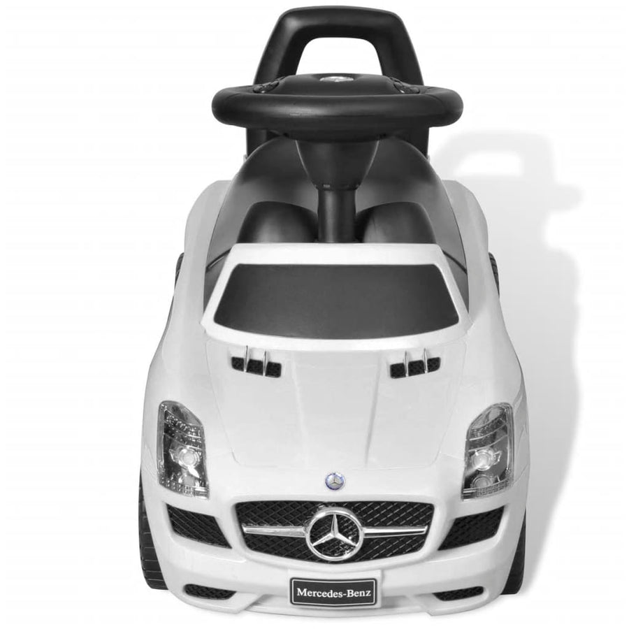Loopauto Mercedes Benz Wit white benz