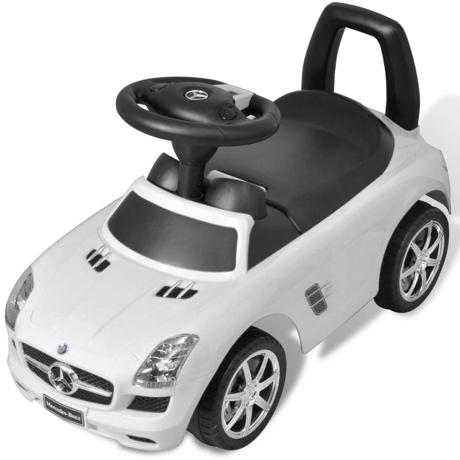 Loopauto Mercedes Benz Wit white benz